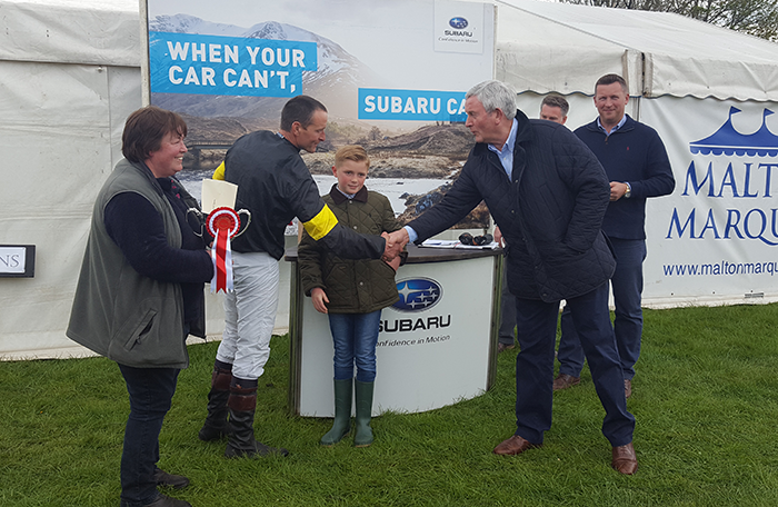 Award Presentation at the Skipton Races