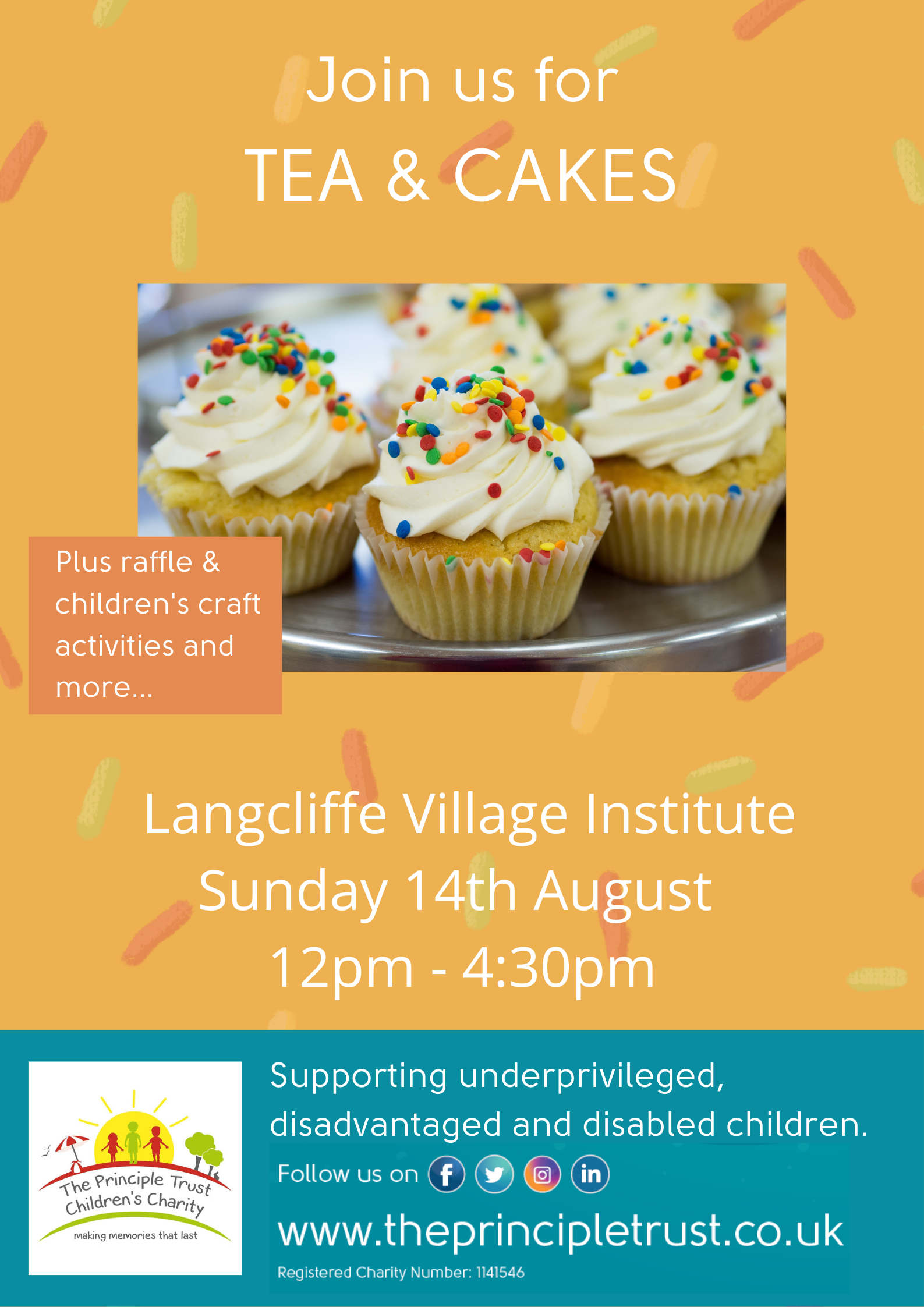 Tea and Cake Afternoon, Langcliffe Village Institute 1 Tea and cake sale, Langcliffe Village Institute