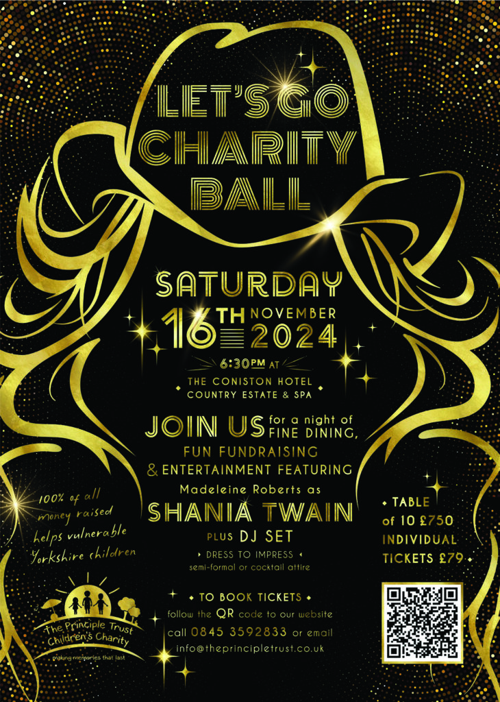 The Principle Trust Lets Go Charity Ball A4 Poster