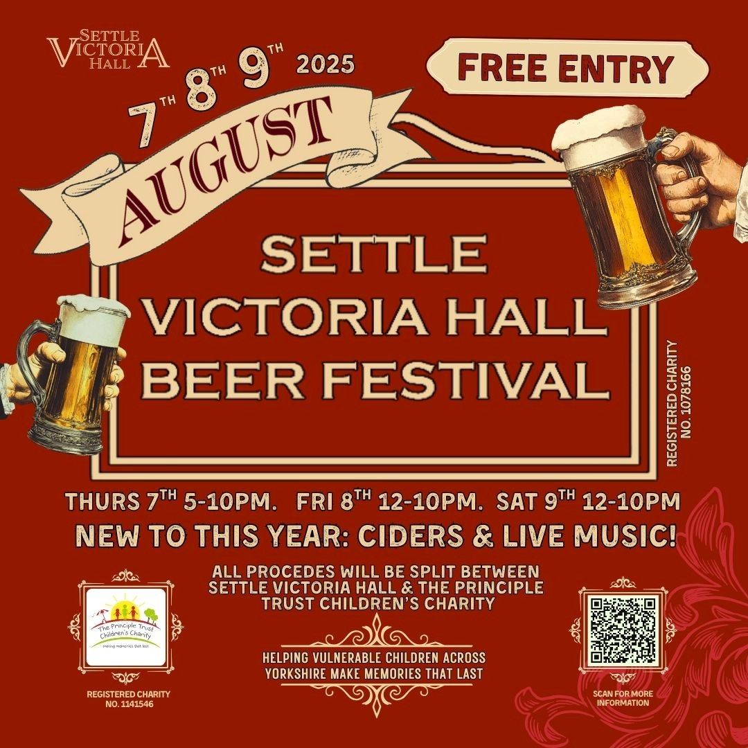 Settle Victoria Hall Beer Festival 2025 1 A5