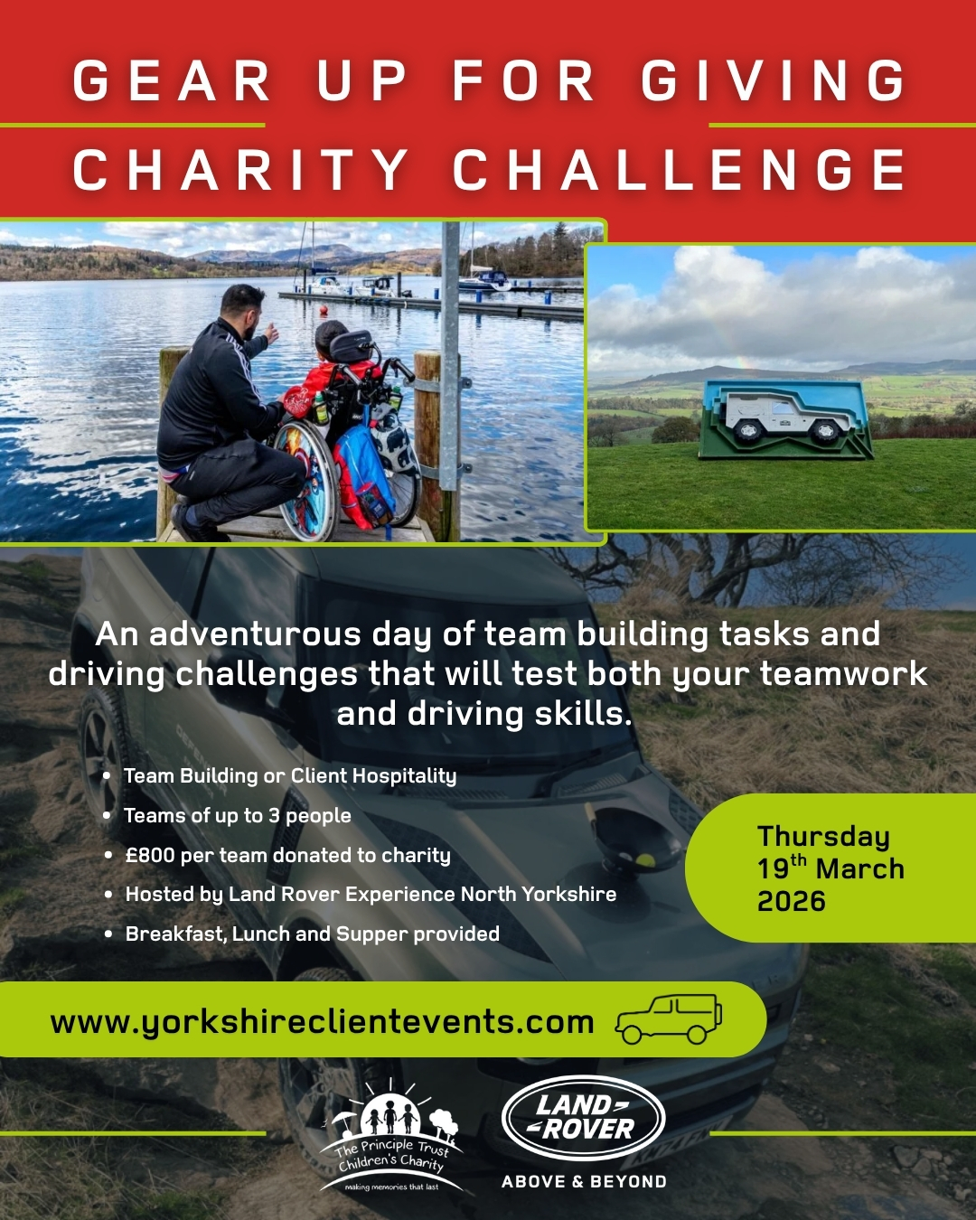 Land Rover 4x4 Experience: Gear up for giving! 1 Gear Up For Giving instagram 3
