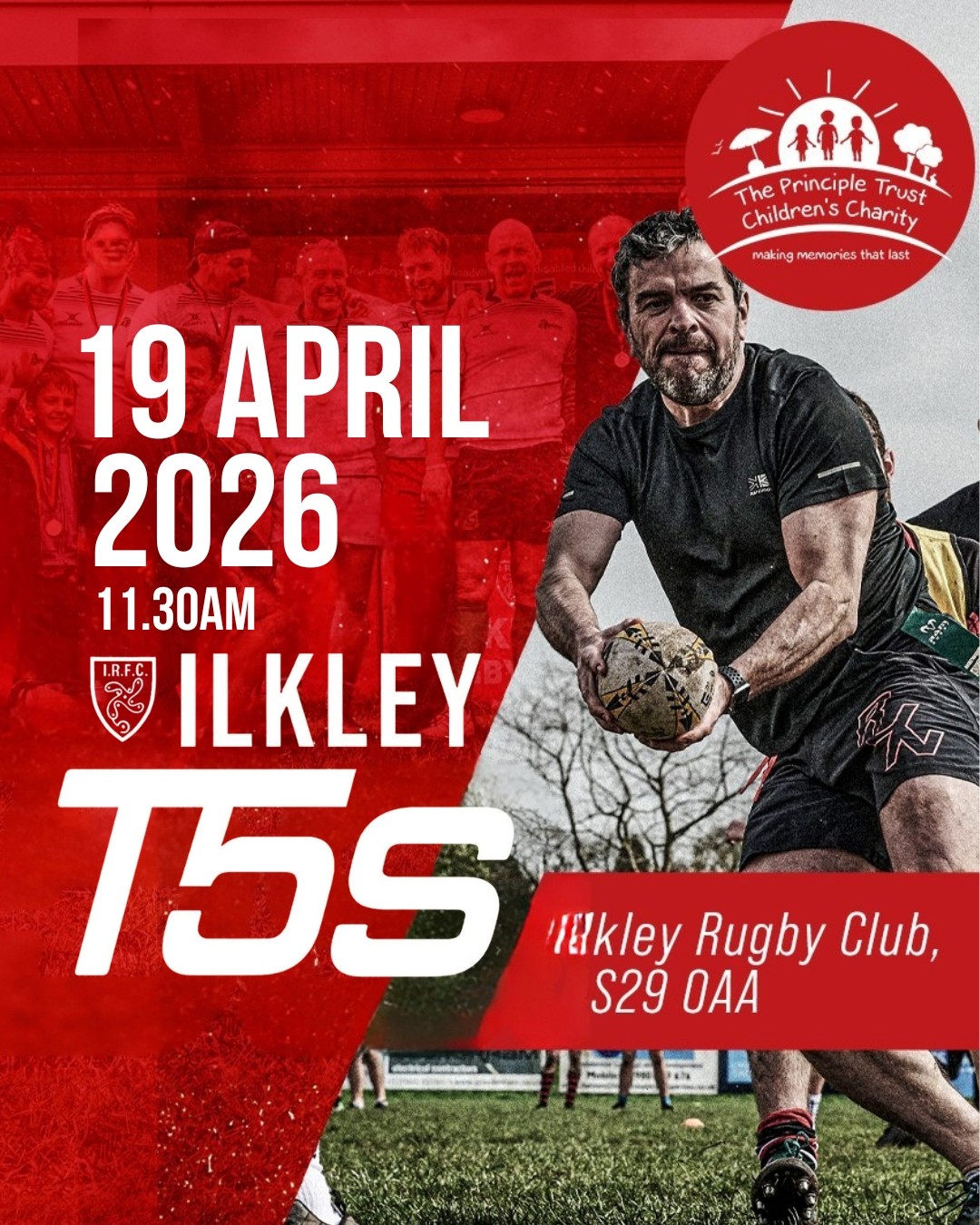 Rugby4Respite: The Ilkley T5s Tag Rugby Tournament 2026 1 Social Tile